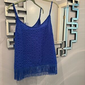LILLY PULITZER BRILLIANT BLUE NAEEM TOP